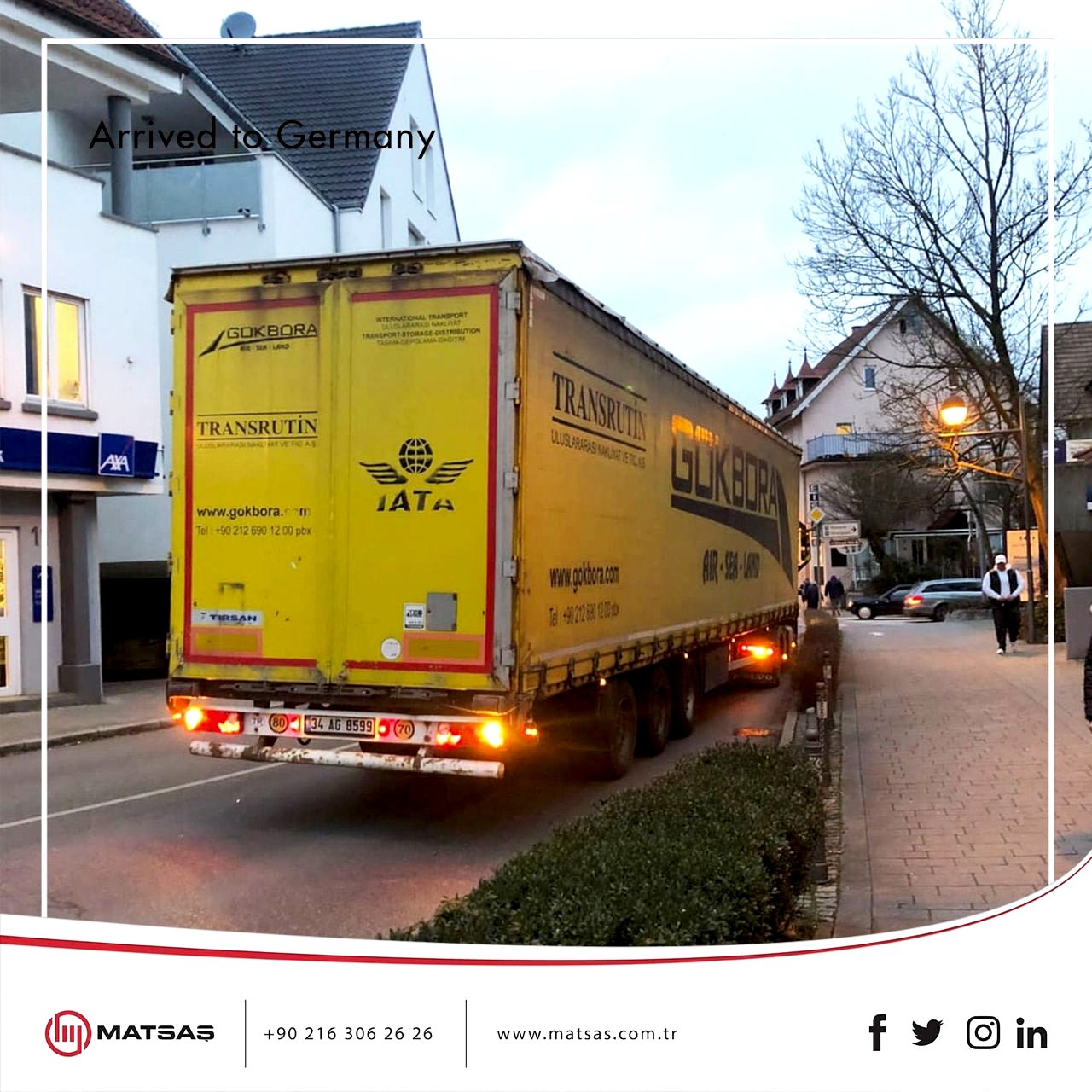 Our Germany shipment has arrived to the address